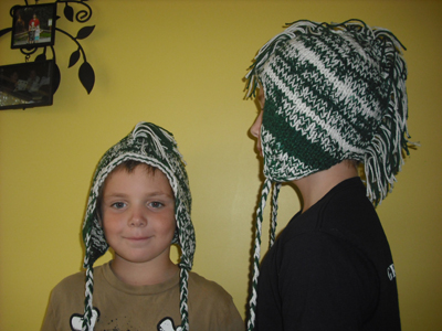 knit mohawk hat ear flaps